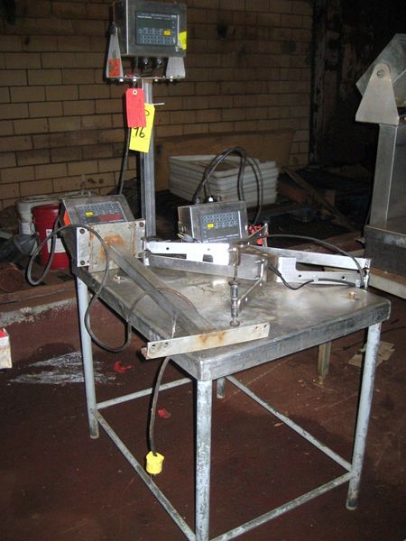 cale Heads, Balancer & S.S. Table 24" W X 32" L  ; located in Grenada, Mississippi