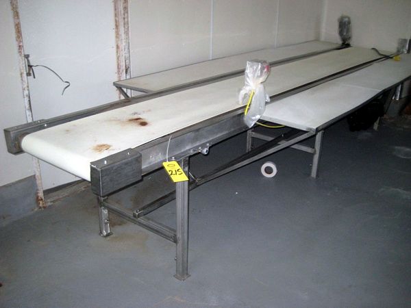 ide is 18" W poly trimming table    ; located in Chicago, Illinois