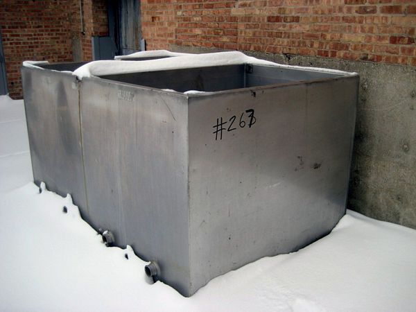 X 5' L X 44"D, each tank, 127 max w.p.    ; located in Chicago, Illinois