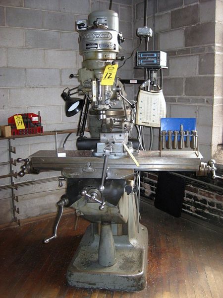 er. #111485, spindle speeds 80-2720 RPM, 9" X 14" work table, Accurite Digital Readout & Colletts