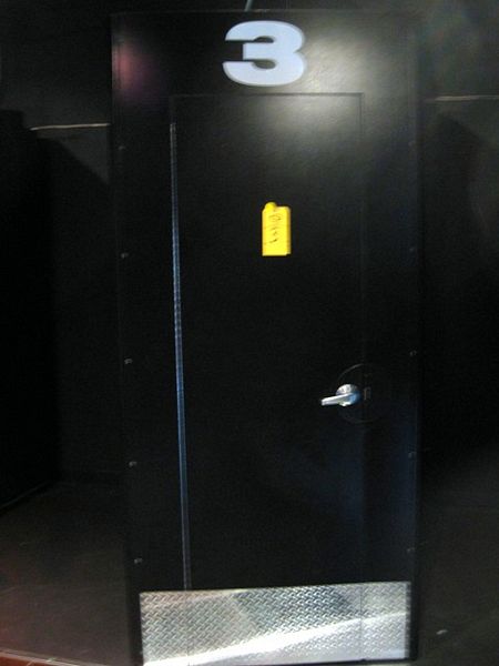 ning Booth w/attached dressing room, booth 25" W X 19" Deep X 88" H, dressing room 36" W X 33" Deep,