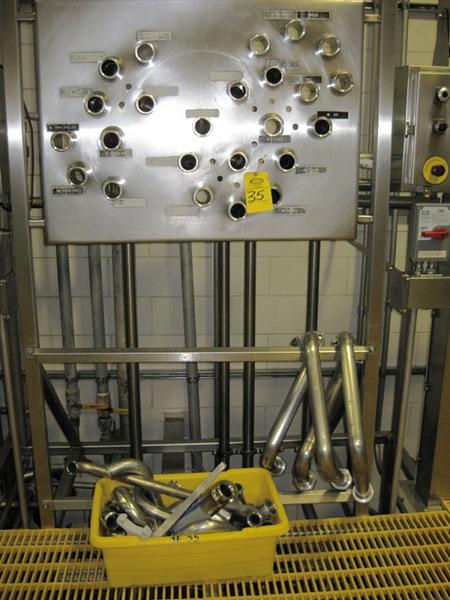 t clamp on kettle or pump, includes air valves & steam valves