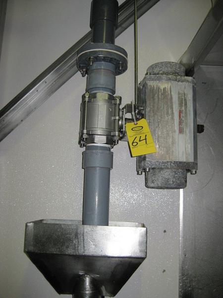 valves 2" includes all associated sanitary piping