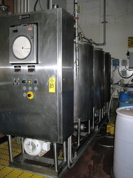 6" Diam. X 4' D, domed top w/manhole, starter panel includes Allen-Bradley Panelview 1000