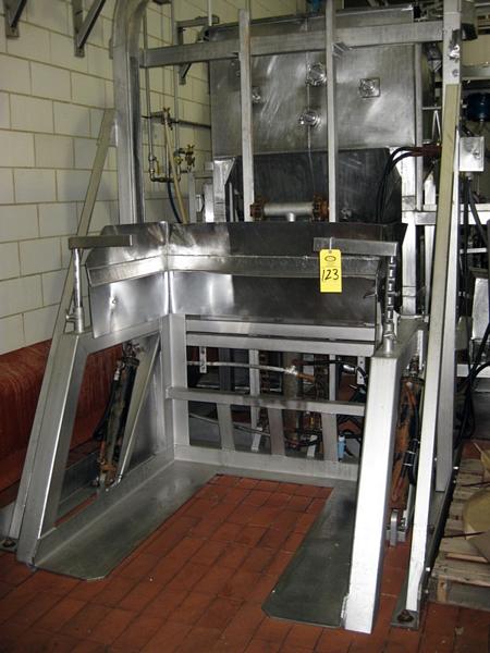 over, dump height 102", 49" X 50" L carriage
