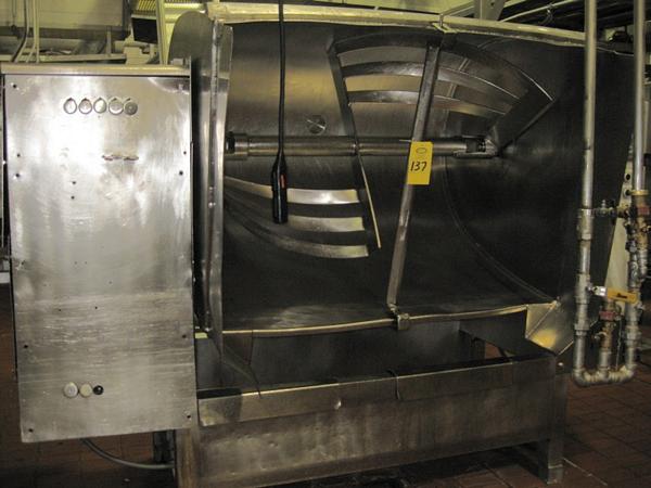 ll s.s., single shaft, Ser. #740045 w/tilt & center bottom outlet discharges