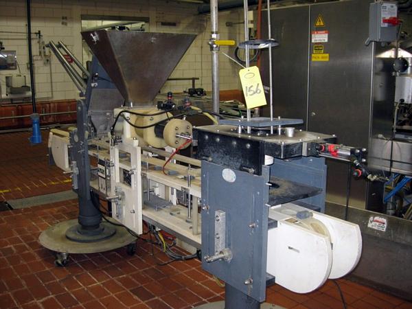 denester, plastic piston & friction lidder, on heavy duty plastic frame