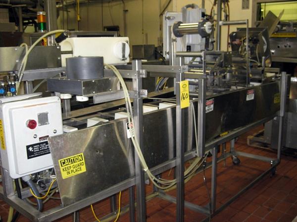 . #1476B-00-00, w/cup denester, safety film applicator & friction lidder on s.s. frame