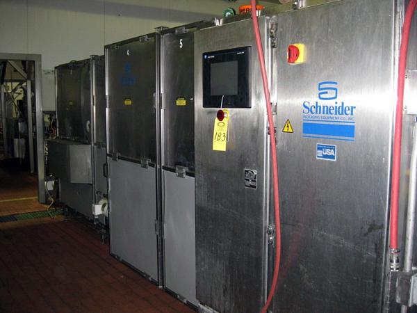 Vertical S.S. Case Packer, Ser. 1932-1101, w/Nordsen 3500V hot melt system & A-B Panelview 1000