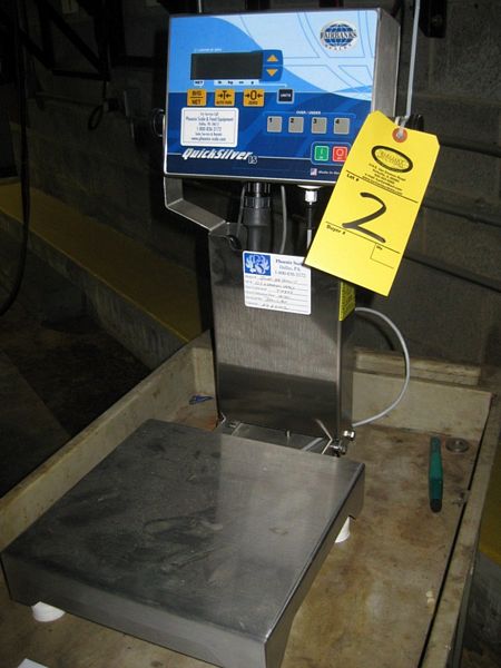 Scale, 10" X 10" s.s. top, no power cord  **Located In Scranton, PA