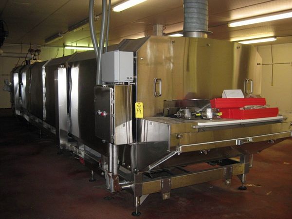 er Nitrogen Tunnel, Ser. #4000-598158, 48" W X 42' L, s.s. mesh belt, 3 zones, includes s.s.