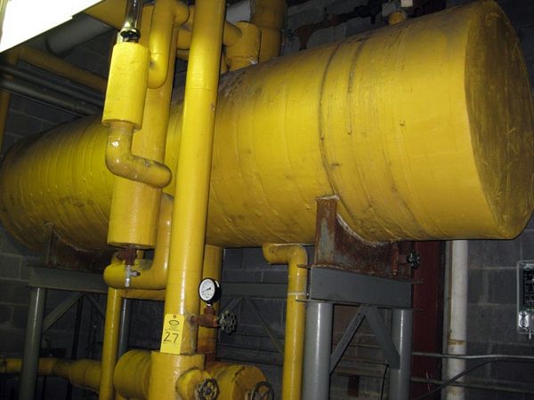 41" diam. X 150" L, Nat. Board #40714, Ser. #43582 w/(2) Cornell pumps w/Baldor motors  **Located In