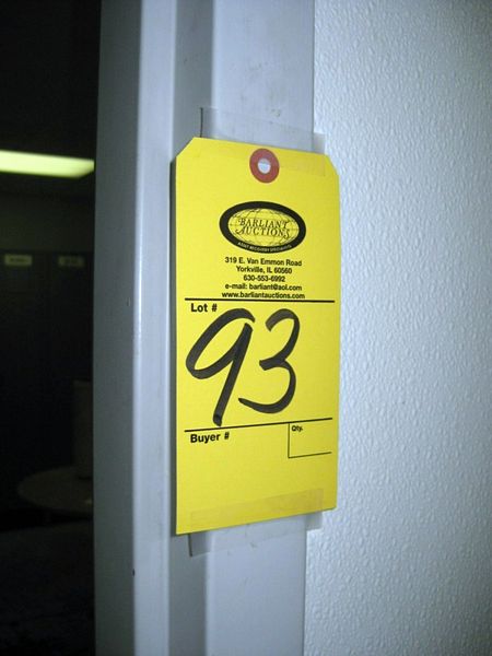airs, (9) Lockers, 6-Shelf Shelving Unit, 4-Drawer File Cabinet, 15" W X 70" H X 14" D  **Located In