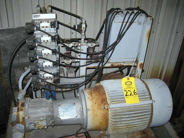 orts, 20 h.p. Leeson motor, 23" W X 34" L X 13" H reservoir  **Located In Yorkville, IL