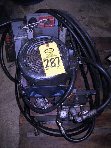 olding tank, 3 h.p. motor, electrical box
