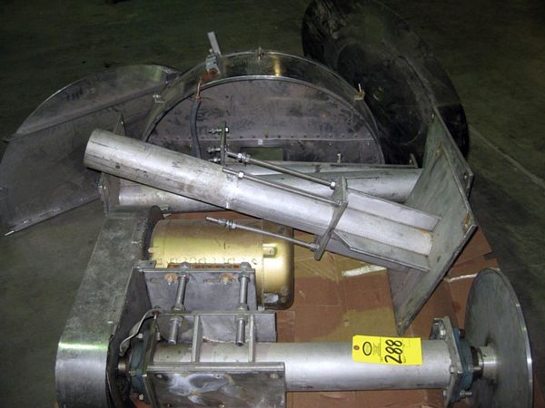 PM, Baldor motor, w/s.s. stand & blade guards