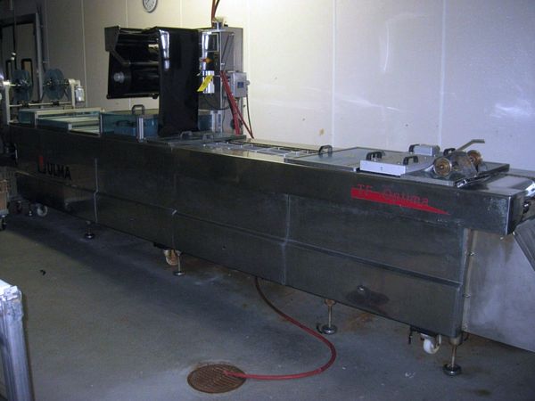 , Ser. #332420094, Mfg. 2002, complete w/Busch RA250 Vacuum Pump, set-up w/3-up die 4 1/2" W X 10" L