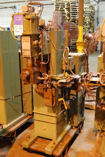 esistance Welder, 6.5' x 16.7" Throat, .8"~3.15" Electrode Stroke, 1993