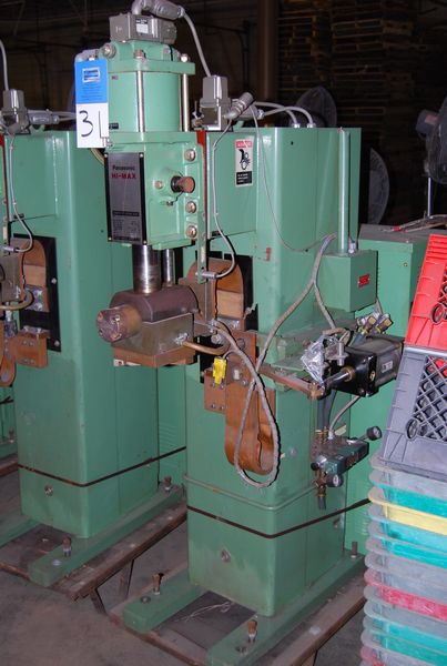 esistance Welder, 6.5' x 16.7" Throat, .8"~3.15" Electrode Stroke, 1993