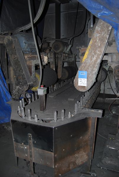 sition Rotary Position Fixture Holder, 23" x 10" Dia. Buffing Head