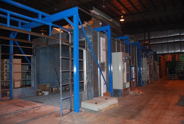 14' Wide x 10'6" High Double Door Opening (Entry and Exit), 23' Long, Manual Loading by Sliding Hook