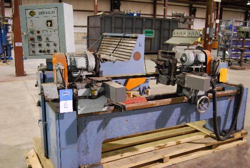 End Chamfering Machine; With Auto Bar Transfer Magazine