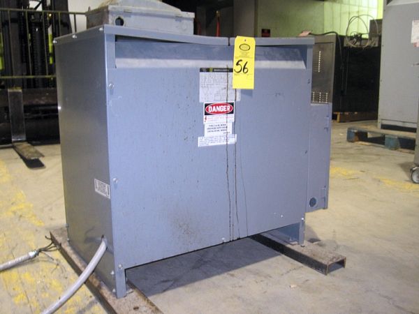 Class AA, type 2 enclosure, 75 KVA, HV480-LV208-120, 60 Hertz