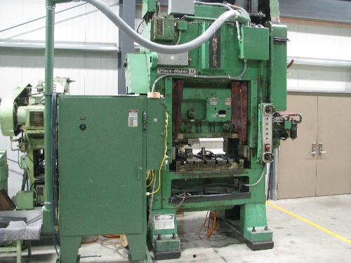 peed Mechanical Press. S/N. PM2-60-21978; Bolster 60" X 36", SPM 0-850, Stroke Length 1", Slide