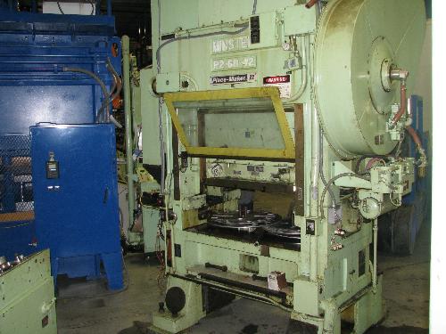 ht Side Mechanical Press. S/N. 1P2-60-20446; Bolster 42" X 26", Stroke Length 1.25", SPM 0-800,
